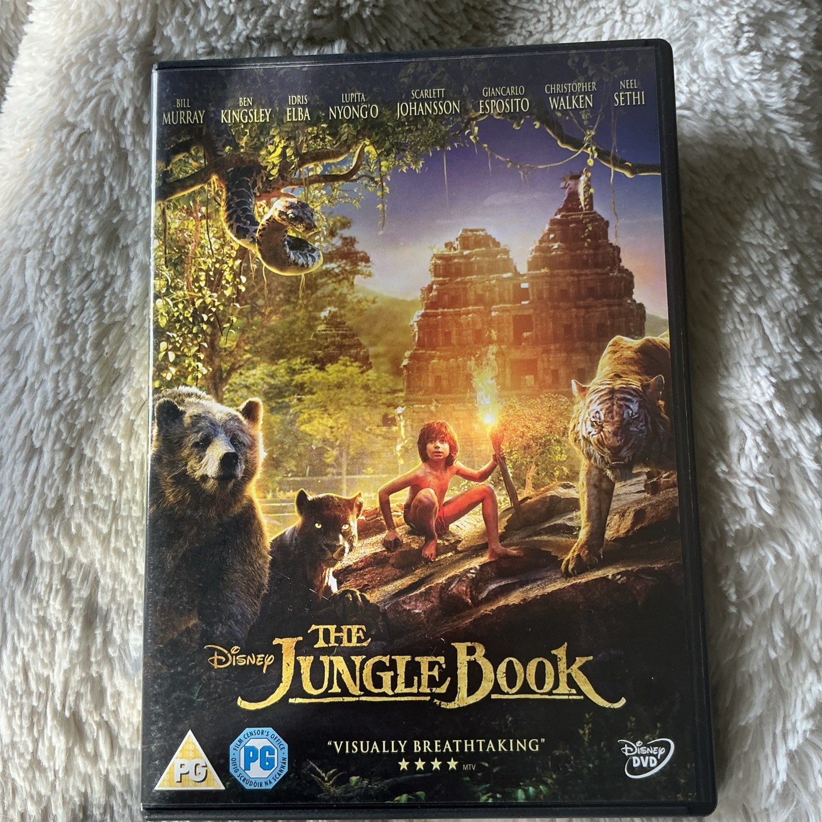 The Jungle Book DVD (2016) Neel Sethi, Favreau PG Cert