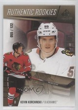 2023 Upper Deck SP Game Used Authentic Rookies Gold /122 Kevin Korchinski 1m5h