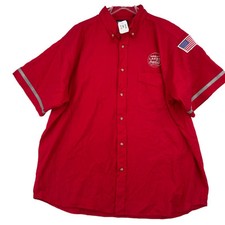 Coca Cola Bottling Button Front Shirt Mens 2X...