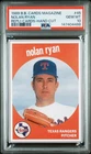 147404488 Nolan Ryan 1989 Baseball Card Magazine #45 Repli-Cards PSA 10