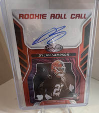 Panini 2025 Certified Dylan Sampson Mirror Red Auto RC Browns /99