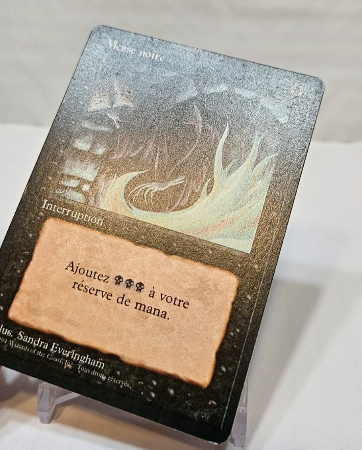 FRENCH Dark Ritual Revised Messe noire FBB MTG Magic The Gathering 262 - Image 3 of 4
