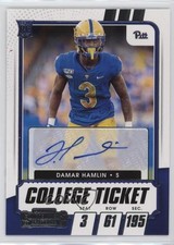 2021 Panini Contenders Draft Picks College Ticket Damar Hamlin #250 Auto 0o1