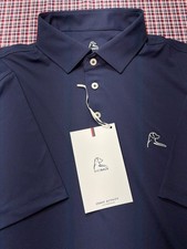 Rhoback Solid Performance Polo - Fleet Navy  sz L