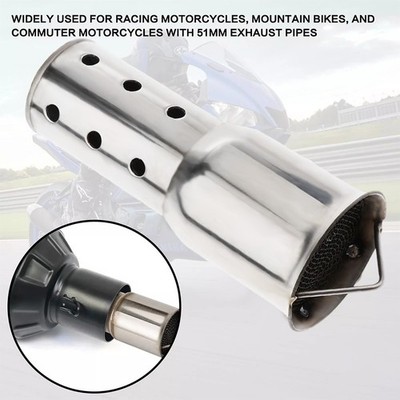 Motorrad Auspufftopf Schalldämpfer Universal DB Killer Exhaust Muffler 51mm