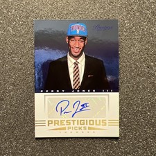 2012-13 Prestige PERRY JONES III #72 Prestigious Picks RC AUTO - NBA OKC THUNDER