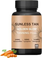 Carotenoid Tanning Blend – Sunless Tan Formula for a Natural Glow, for Face &