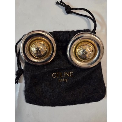 Vintage Celine Clip On Earrings