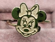 Vintage Minnie Mouse Ring Sz 6.5 Walt Disney Product 1960s–80s Rare Disney Dm1