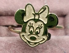 Vintage Minnie Mouse Ring Sz 6.5 Walt Disney Product 1960s–80s Rare Disney Dm1