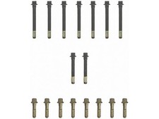 For 1958-1970 Pontiac Strato Chief Head Bolt Set Felpro 75338qxyb 1959 1960 1961
