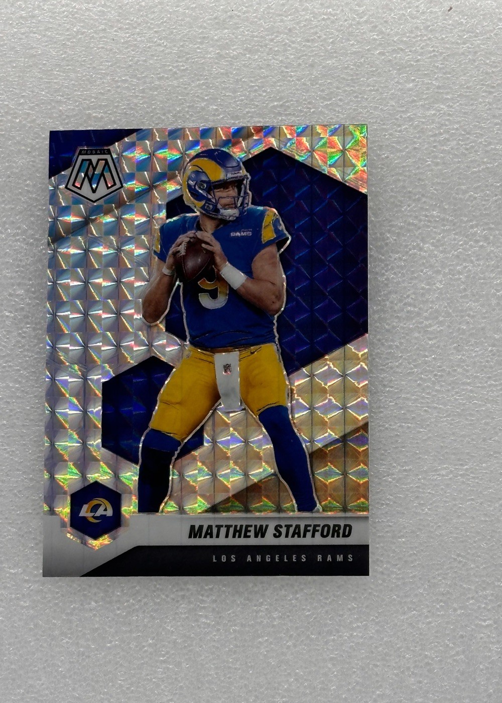2021 Panini Mosaic #116 Matthew Stafford Prizm