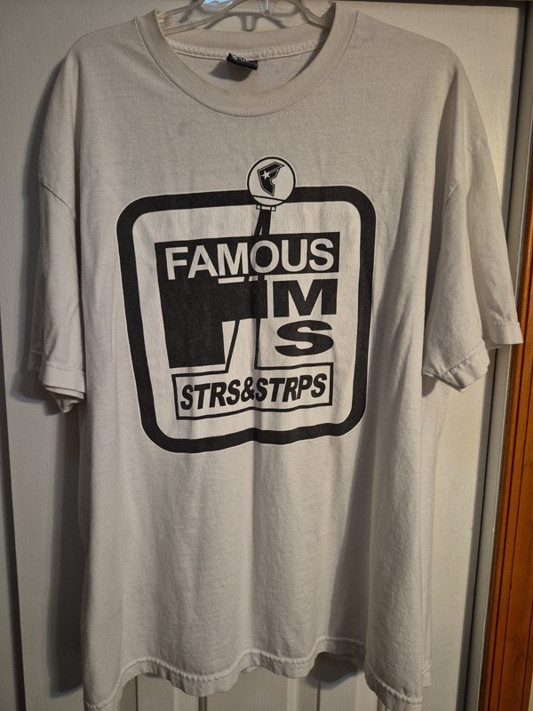 Famous Stars And Straps Mens Xl White Shirt