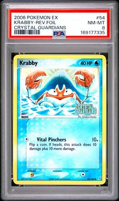 Krabby 54/100 EX Crystal Guardians Reverse Holo for sale online | eBay