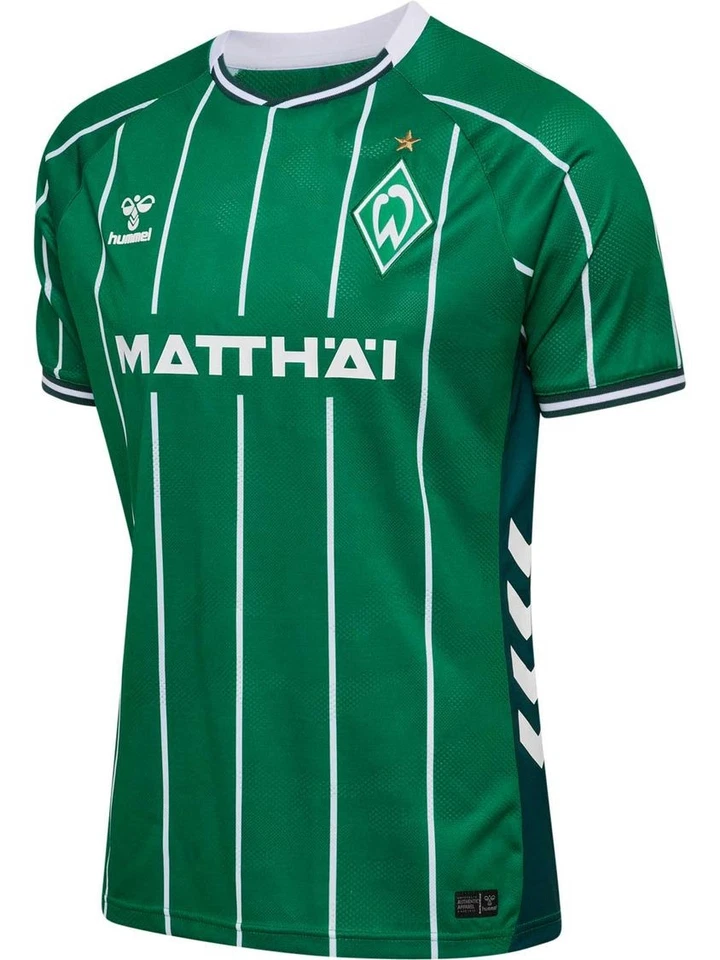 Hummel Werder Bremen Camiseta 25 26 Verde Svw Home Jersey de Fan TALLA S- 5XL - Imagen 2 de 4