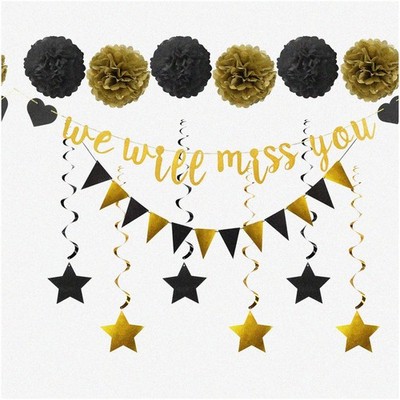 Farewell Party Kit with Banner and Triangles