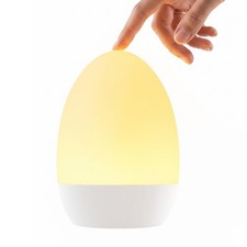 Egg Light for Nursery, Eye-Caring Touch Control Rechargeable Baby Night Light...