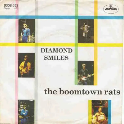 The Boomtown Rats Diamond Smiles Vinyl Single 7inch NEAR MINT Mercury
