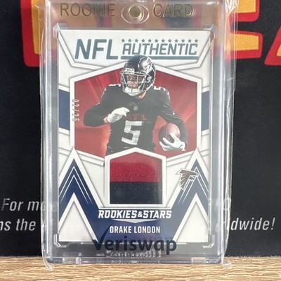 Panini 2023 Rookies & Stars Authentic Drake London Mem #NA-DL /25