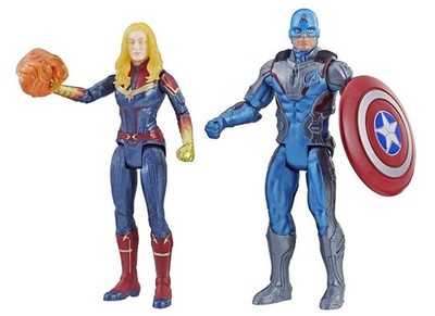 Hasbro Marvel Avengers Endgame Captain Marvel & Captain America (2018) 6'' E5084