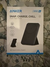 Anker 622 MagGo Magnetic Battery 5000mAh Snap Stand Wireless Charger Black