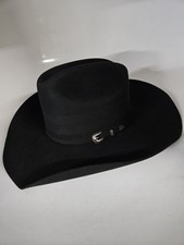 CODY JAMES 3X FELT BLACK COWBOY HAT SIZE 7 1/8