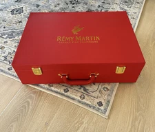 Limited Edition Remy Martin XO Cognac High Tea Set Red Case Tray Very Rare *Read