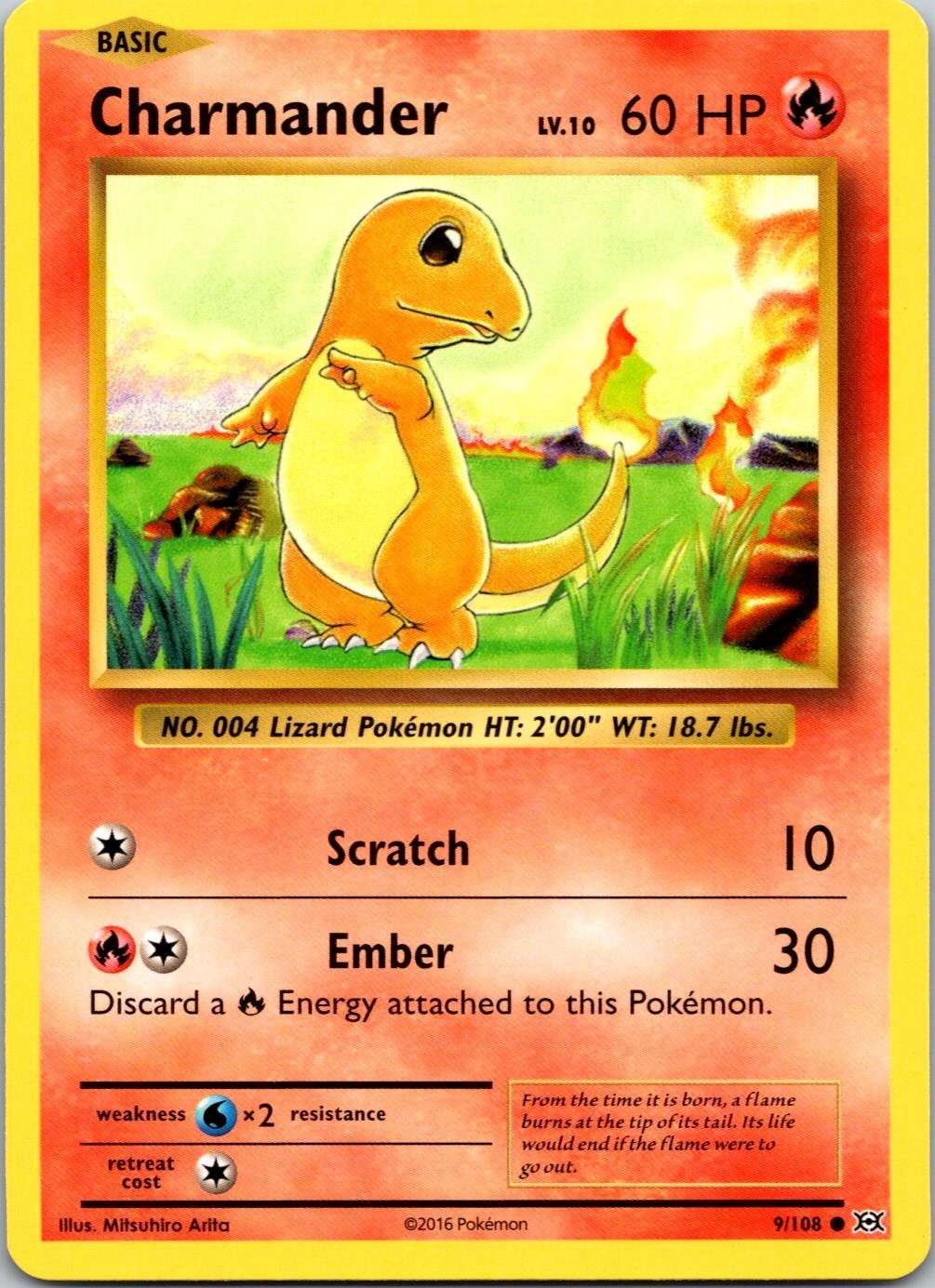 Charmander - 9/108 - Evolutions - Regular 