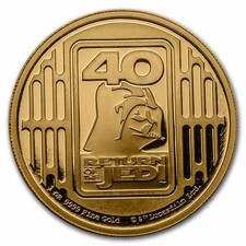2023 Niue 1 oz Gold Star Wars Return of the Jedi 40th (Box & COA)