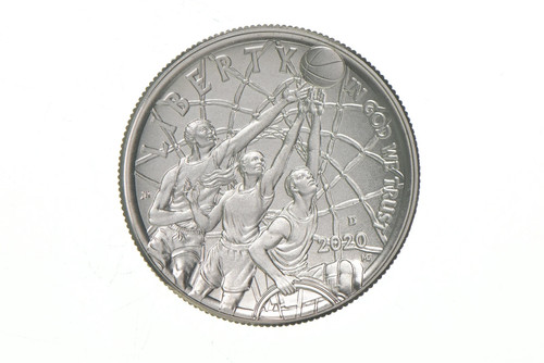 2020-D Basketball HOF Curved Commemorative Half Dollar BEST PRICE