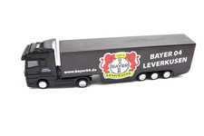 Bayer 04 Leverkusen Truck 1:87 LKW Modellauto Bundesliga Fussball unbespielt