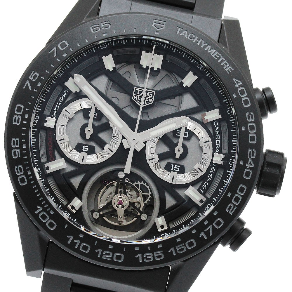 TAG HEUER Carrera Heuer 02T CAR5A90 Tourbillon chronograph AT Men's_896268