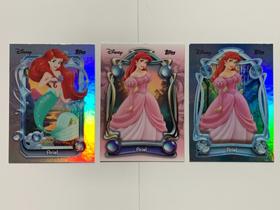 2025 Topps Disney Wonder Ariel Cartoon Princess Variant 154 38 Winter Foil Base