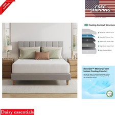 Twin Size Memory Foam Mattress 10 Inch Gel Cooling Pressure Relief CertiPUR-US