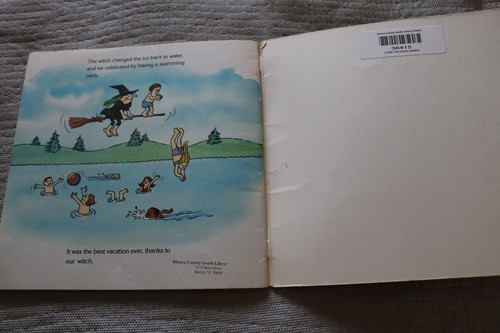 2 Norman Bridwell paperback books the Witch's Vacation & Monster Holidays - Picture 9 of 10