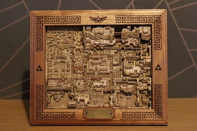 Zelda - Link to the Past - 3D Spielkarte mit Audio