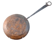 Hand Forged Tortilla Pan with Thick Hammered copper skillet