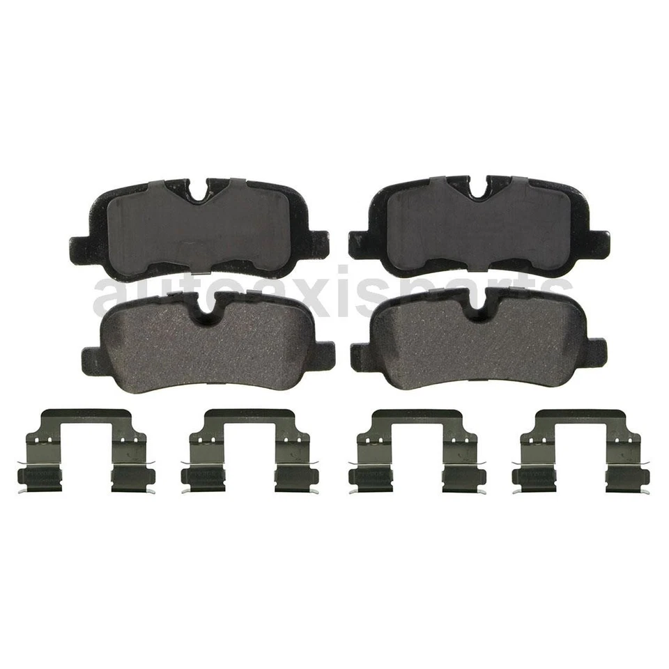 Conjunto de 2 pastilhas de freio a disco dianteiro traseiro Wagner para 2010-2016 Land Rover LR4 - Imagem 2 de 4