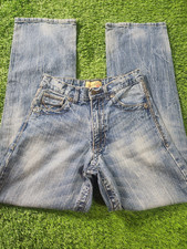 Wrangler Jeans Boys 16 20X Vintage Bootcut Slim Fit Blue Denim Cowboy