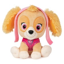 GUND Official PAW Patrol Skye in Signature Aviator Pilot Uniform Plush 6 In Wrap