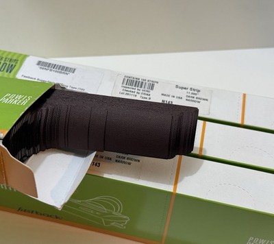 Lot of 4 - Powis Fastback 11'' Dark Brown Narrow Super Strip N143 - 100 Per Box