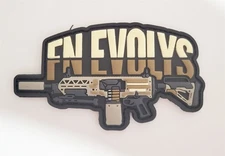 FN EVOLYS Machine Gun PVC Hook & Loop Patch Military Firearms