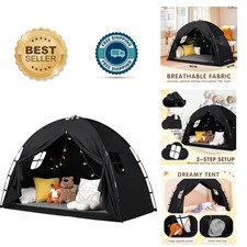 Functional Twin Bed Tent for Kids with Storage  Ventilation Features