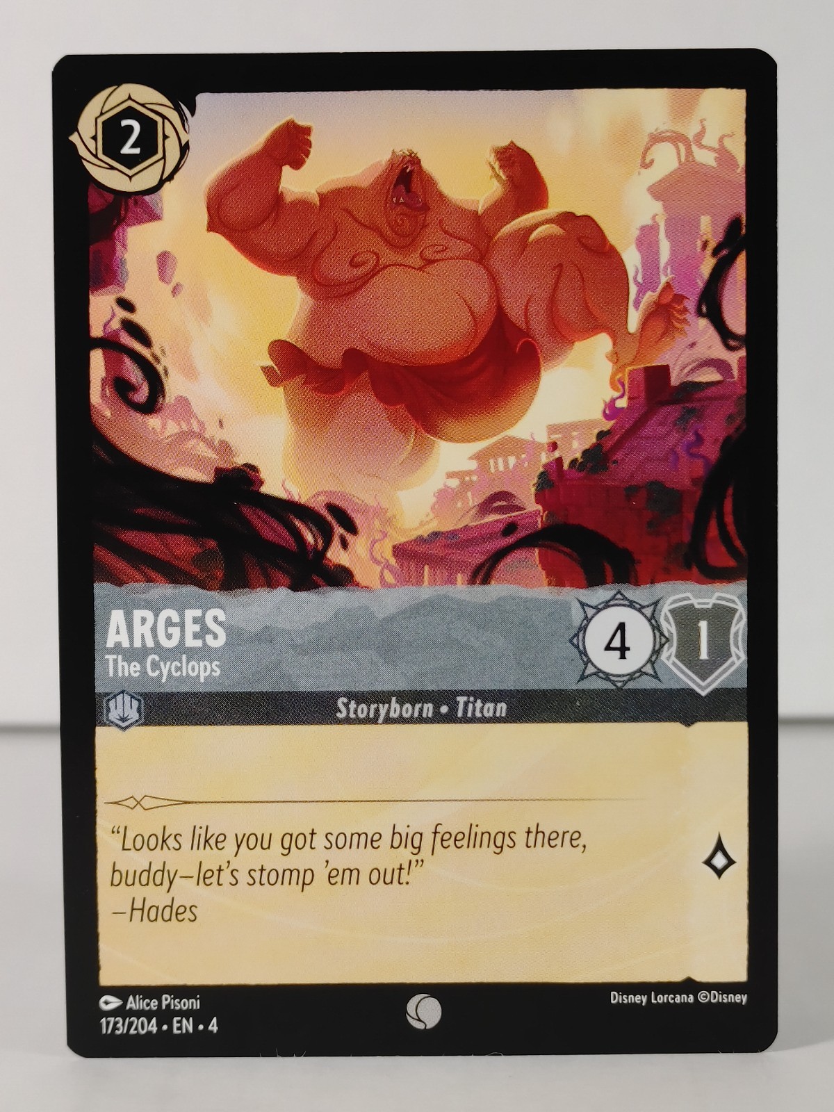 Arges - The Cyclops - Ursula's Return - 173/204 - singles - Lorcana TCG