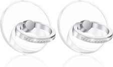 Diond Pe Ring Stand Holder Round Transparent Pe Ring Kistand 360