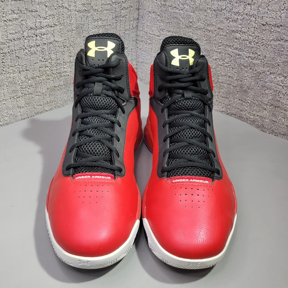 Men UA Under Armour Torch Basketball Shoes Sneakers White & Red 3020620-101 Under armour Basketball Shoes 10 US for Men for sale | eBay main image 2