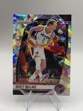 Kristy Wallace 2024 Panini Prizm WNBA #133 Ice Prizms Indiana Fever Trading Card
