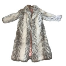 David Benjamin Fur Coat Vintage Penny Lane Marilyn Monroe Size 18 - 46" Long Usa