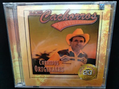 CD- -LOS CACHORROS DE JUAN VILLARREAL-20 EXITOS-CORRIDOS ORIGINALES-2002-NUEVO