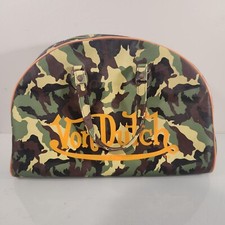 Vintage Von Dutch Camo Womens Bowling Hand Bag Y2k Rare - Dirty Interior